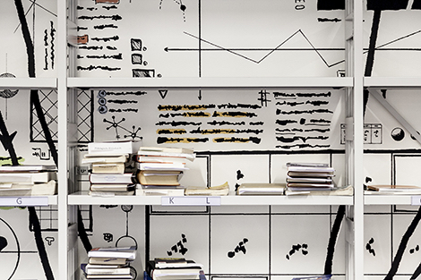 Tricksters Plan Wandarbeit Detail FU Berlin