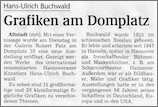 Hans-Ulrich Buchwald Grafiken am Domplatz