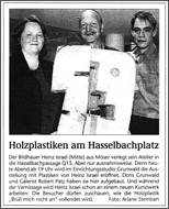 Holzplastiken am Hasselbachplatz