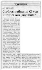 Großformatiges in Öl von Künstler aus