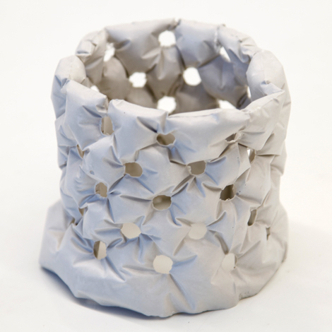 Druckstrukturexperimente Gips